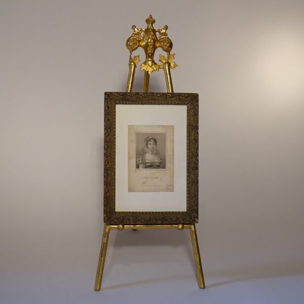 Portafotografie in legno dorato XIX secolo-3