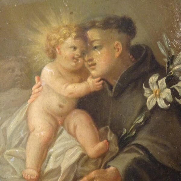 S.Antonio con il Bambino XVIII secolo-1