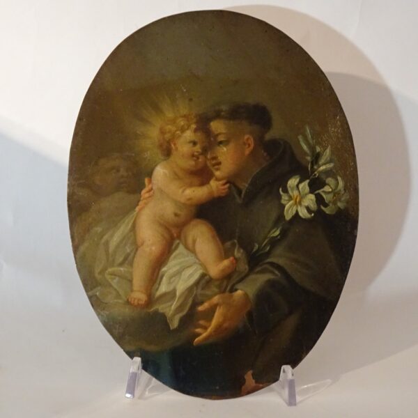 .Antonio con il Bambino XVIII secolo-3
